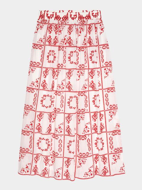 Rails Dax Printed Cotton Maxi Dress