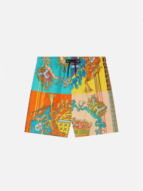 VERSACE Royal Rebellion Mid-length Swim Shorts