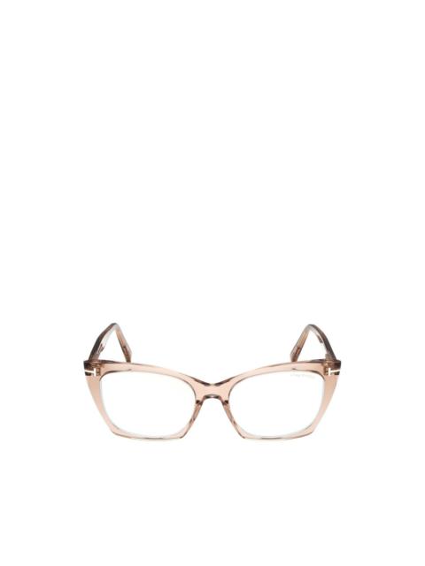 TOM FORD cat-eye frame glasses