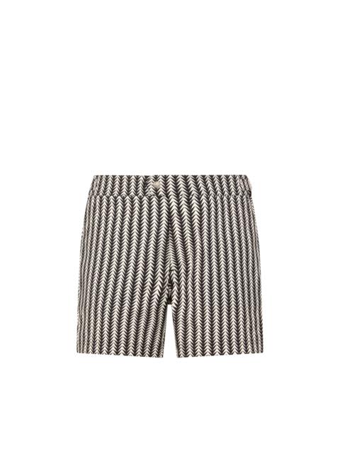 TOM FORD GEOMETRIC PRINT NYLON SWIM SHORT