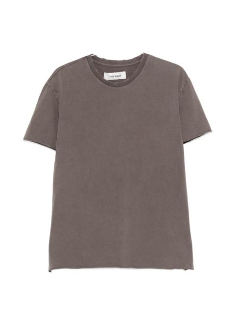 Tonywack faded brown raw T-shirt