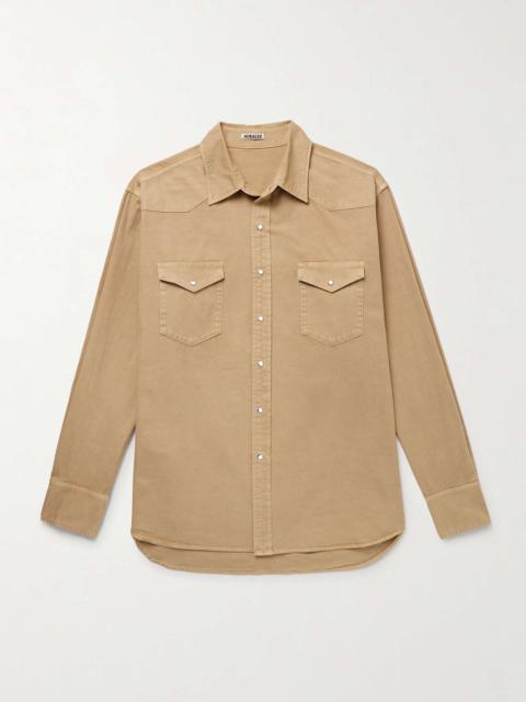AURALEE Cotton-Twill Shirt