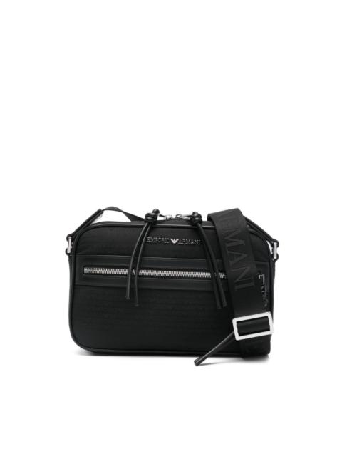 EMPORIO ARMANI logo-lettering messenger bag