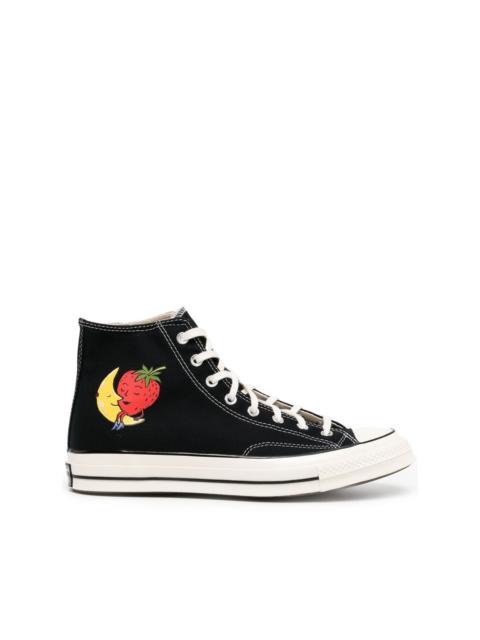 Converse cartoon-print hi-top sneakers