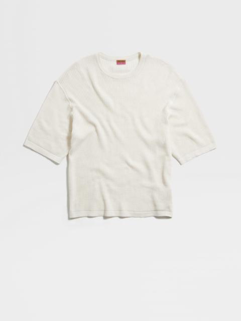 ZEGNA ZEGNA X THE ELDER STATESMAN COTTON AND CASHMERE T-SHIRT