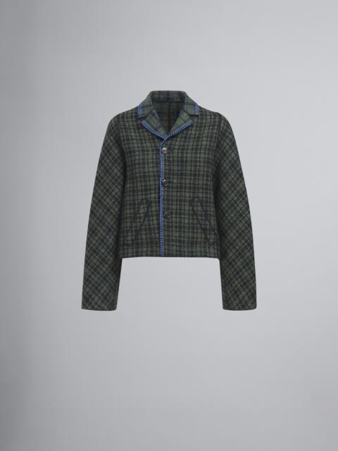 Marni DOUBLE-FACED CHECK WOOL JACKET