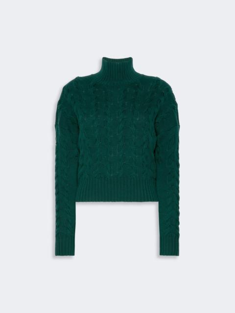 Max Mara COSMO Comfortable wool and cashmere sweater - GREEN