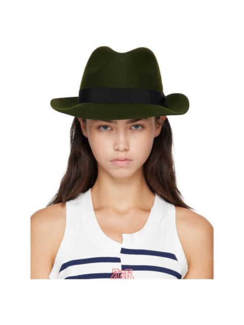 Jean Paul Gaultier Khaki Borsalino Hat