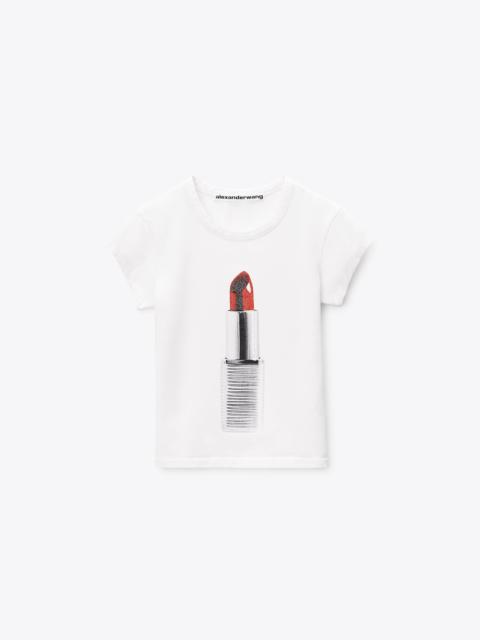 Alexander Wang Lipstick Baby Tee