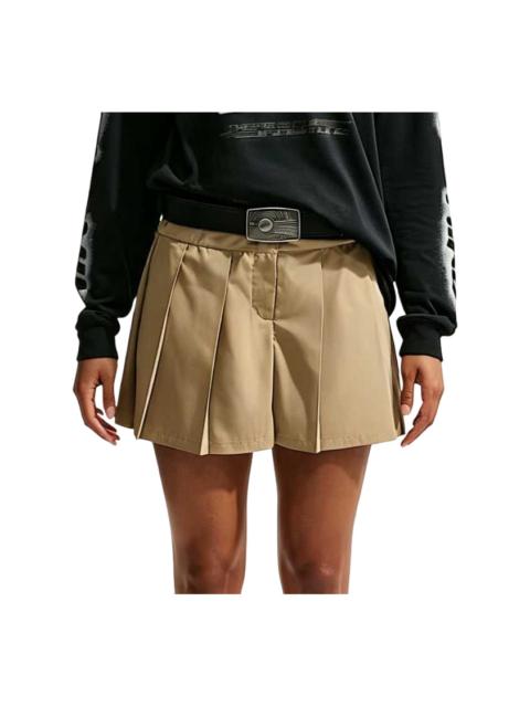 Nike (WMNS) Nike Sportswear Pleated Miniskirt 'Parachute Beige White' IO9611-297