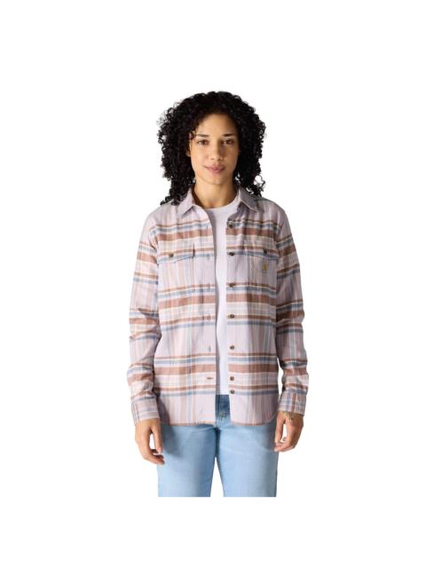 Carhartt Women's TENCEL™ Fiber Series Relaxed Fit Plaid Shirt