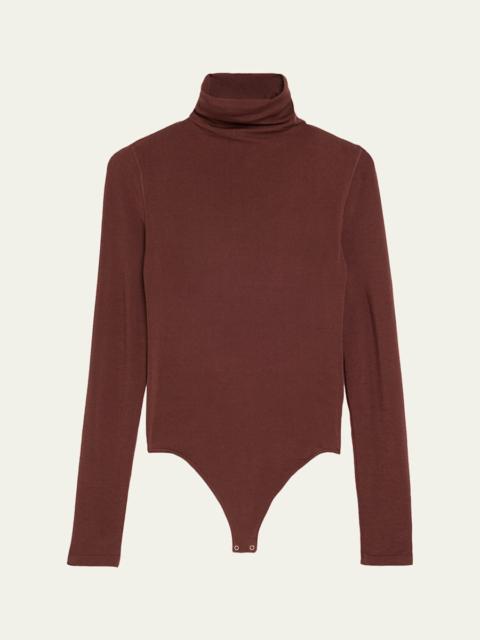 Wolford Colorado Turtleneck Thong Bodysuit