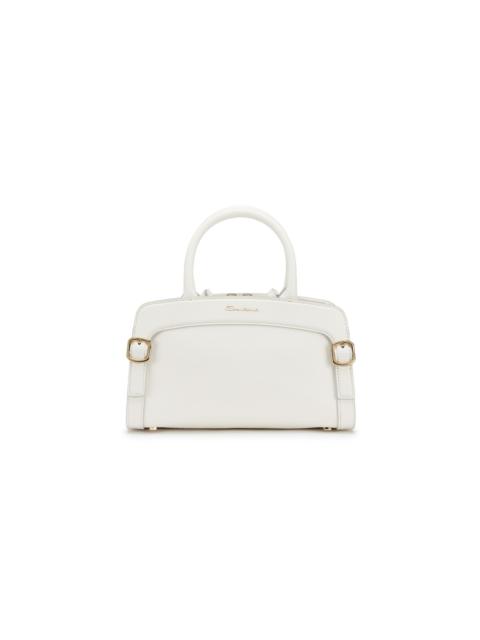 Santoni White leather handbag