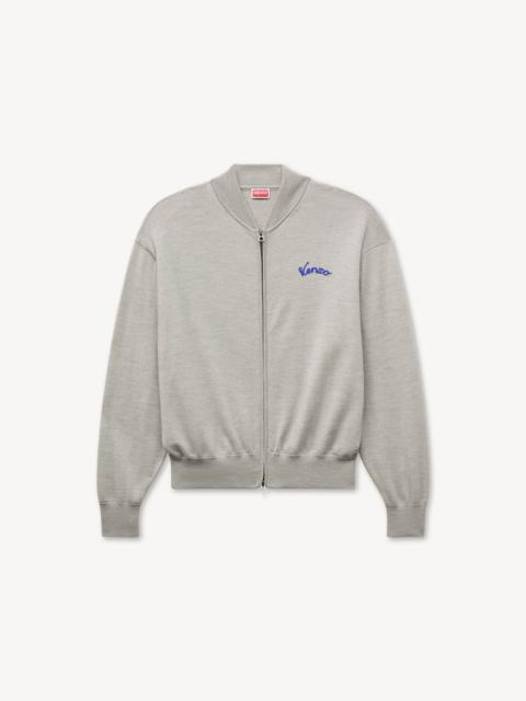 KENZO 'KENZO Eiffel Tower Design' zip-up cardigan in wool