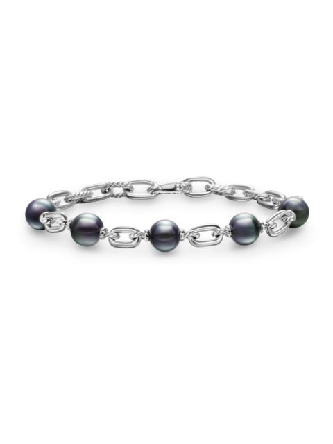 DAVID YURMAN Men's DY Madison Chain Bracelet in Sterling Silver - Grey Pearl