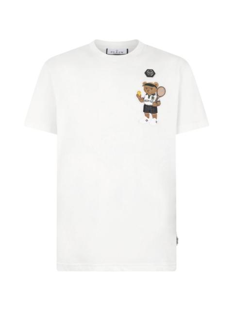 PHILIPP PLEIN teddy patch round neck T-shirt