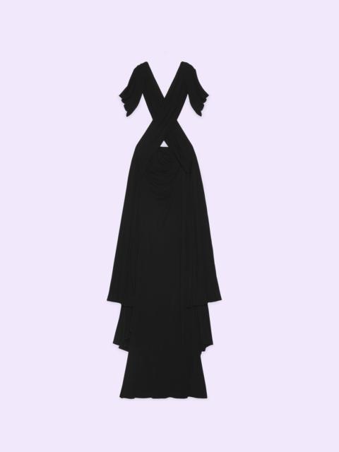 GUCCI Stretch viscose jersey dress