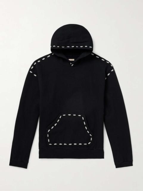 Marionette Printed Cotton-Jersey Hoodie