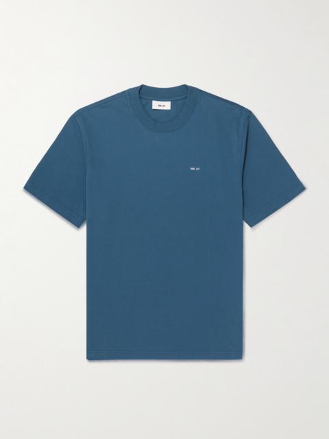 NN07 Adam 3209 Logo-Embroidered Pima Cotton-Jersey T-Shirt