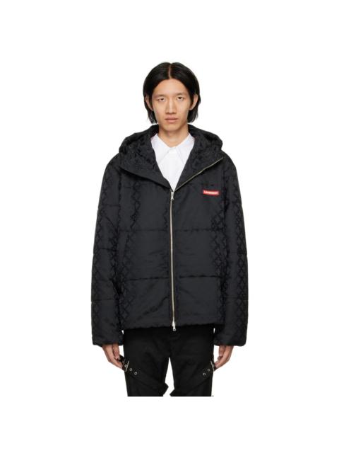 CHARLES JEFFREY LOVERBOY Black Kitty Puffer Jacket