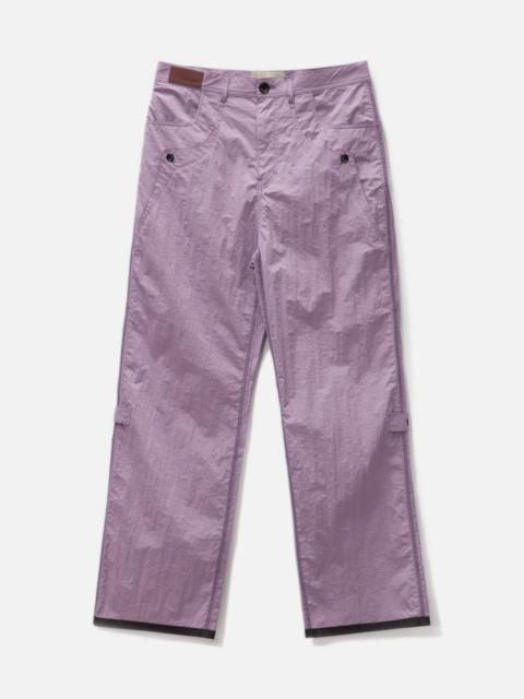 Andersson Bell CRACK NYLON INSIDE-OUT PANTS