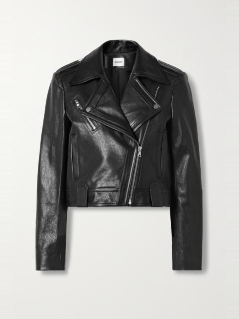 Antonia leather biker jacket
