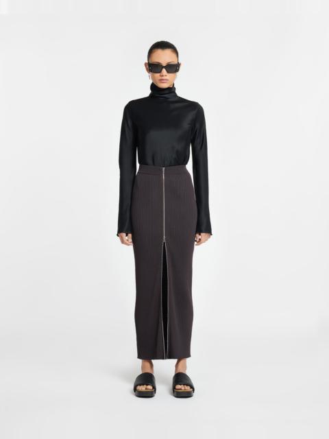 Nanushka Ribbed-Knit Maxi Skirt