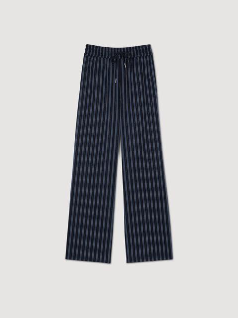 Sandro STRIPED TROUSERS