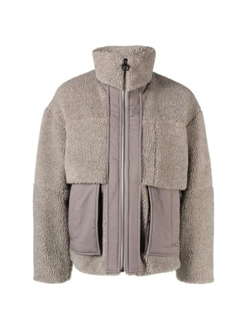 Wooyoungmi panelled fleece jacket