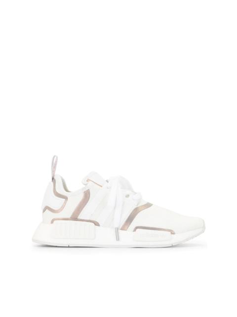 adidas metallic tape lace up trainers