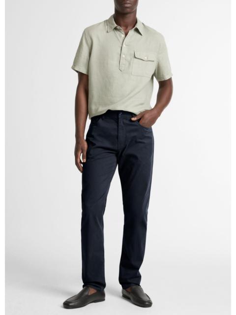 Vince Dylan Slim 5-Pocket Cotton Sateen Pant