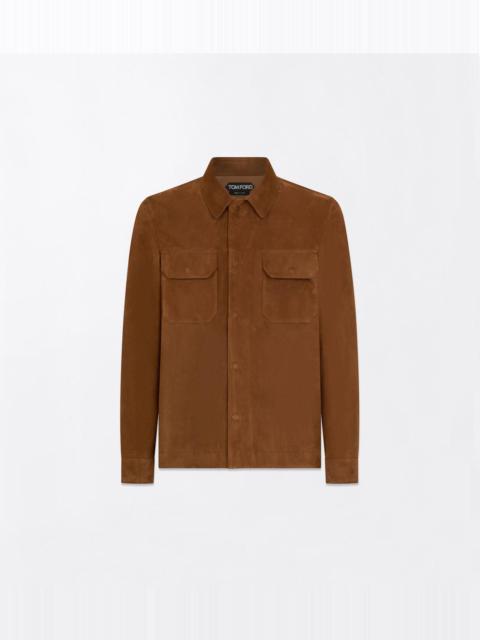 TOM FORD FINE SUEDE OUTERSHIRT