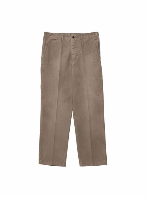 visvim FIELD CHINO PANTS DMGD BEIGE