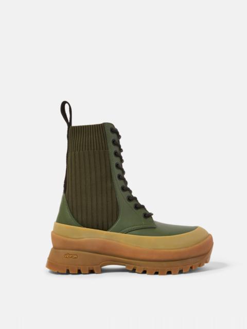 Stella McCartney Trace Knit Logo Boots