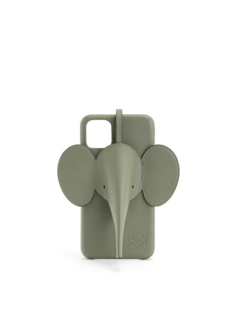 Loewe Elephant cover for iPhone 11 in classic calfskin
