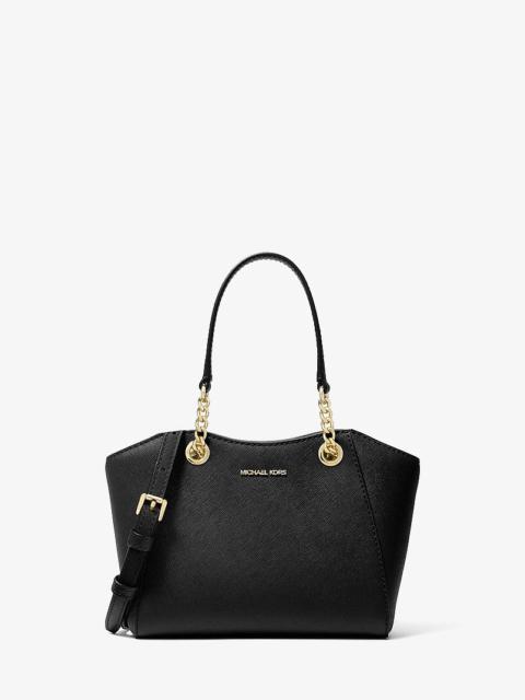 MICHAEL KORS Jet Set Travel Small Saffiano Leather Tote Bag