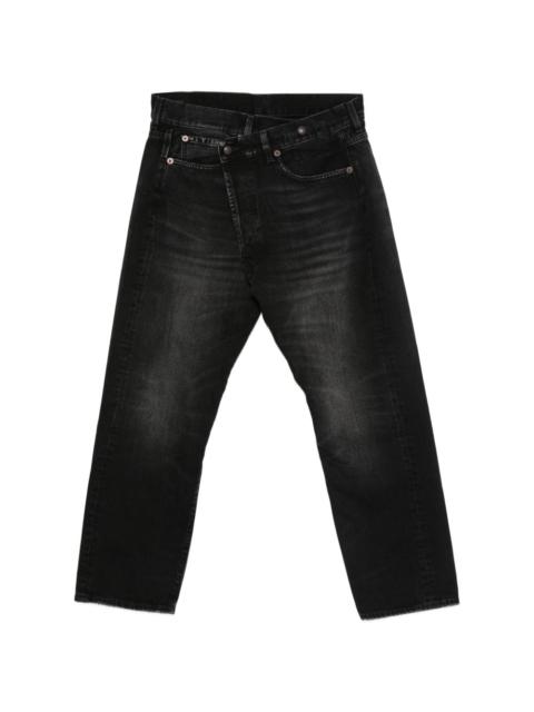 R13 Crossover belt-loop jeans