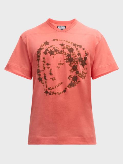 BILLIONAIRE BOYS CLUB Men's Heart and Mind Embroidered T-Shirt