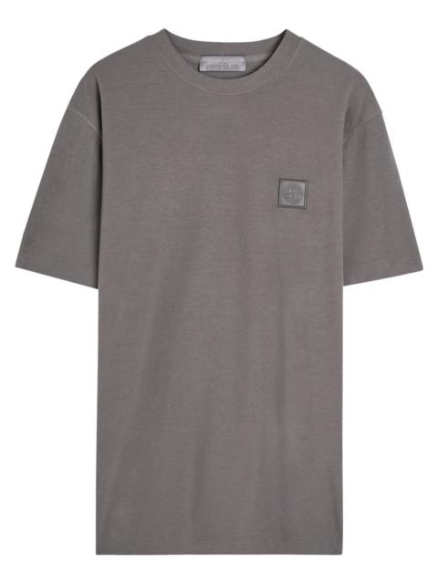 Stone Island Stone Island Ghost Logo Slubbed Cotton T-shirt