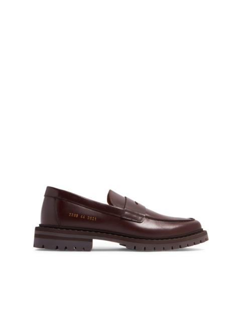 Common Projects stamp-detail leather loafers