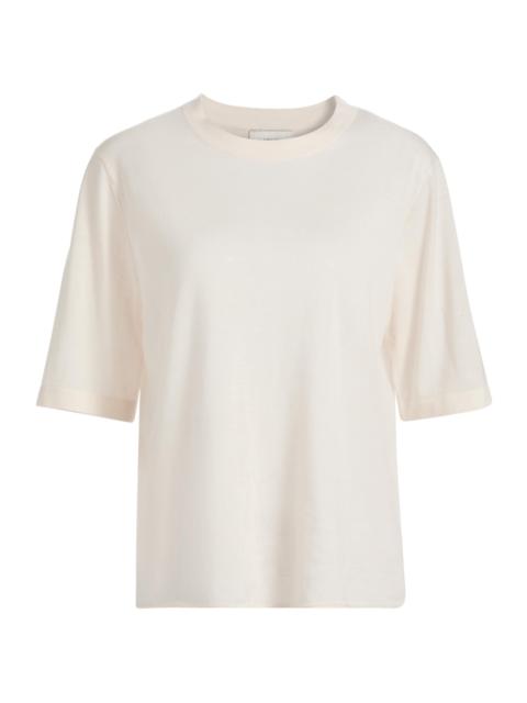 Loulou de Saison Women's Nala Fine Short-Sleeve Top - Ivory