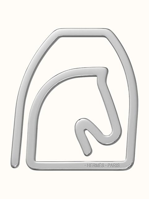 Hermès Equestre bill clip