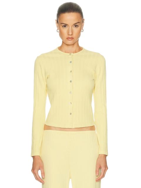 DONNI. The Varied Rib Cardigan