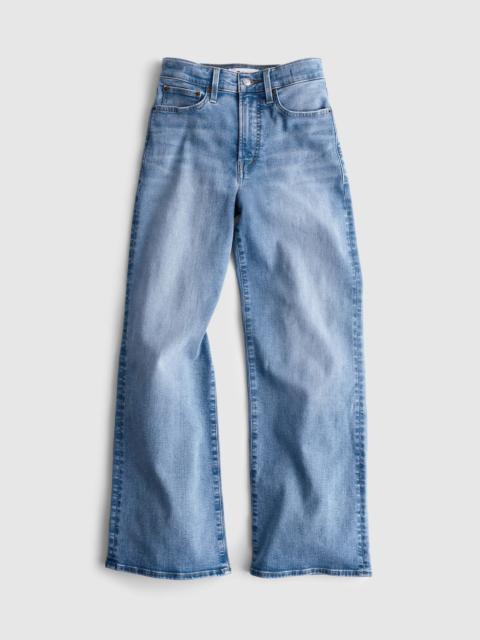 Madewell The Wide-Leg Jean in Super Stretch Denim