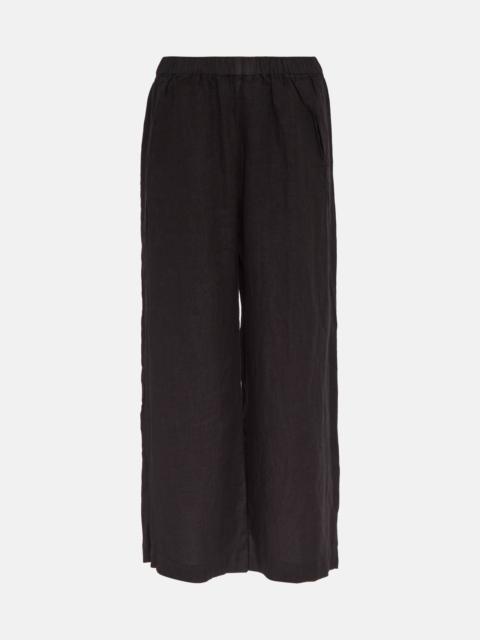 velvet Lola linen wide-leg pants