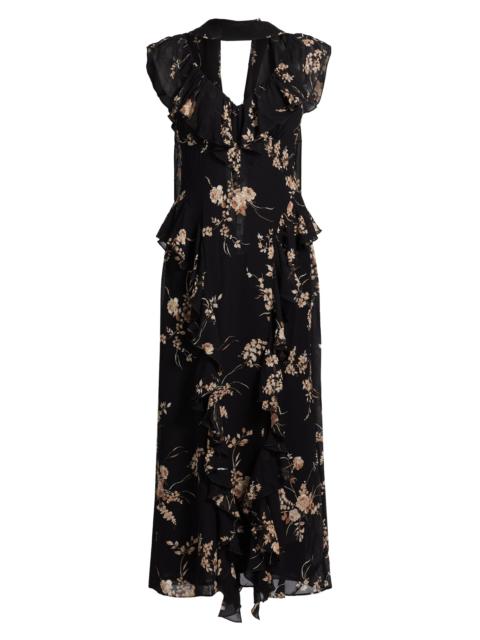 Reformation Women's Silvana Floral Georgette Dress - Sybil