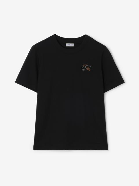 Burberry EKD Check Cotton T-shirt