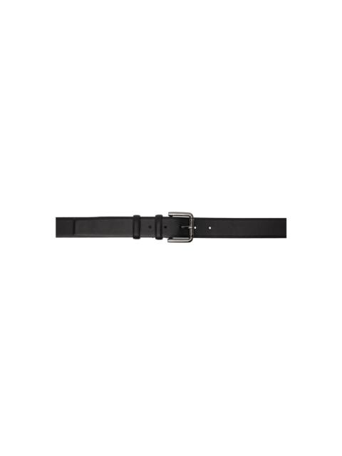 Black Nappa Leather Belt