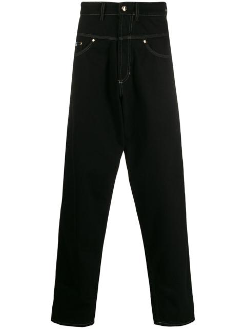 VERSACE JEANS COUTURE drop crotch wide leg jeans