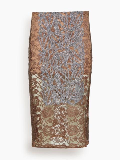 RACHEL COMEY Valine Skirt in Coconut